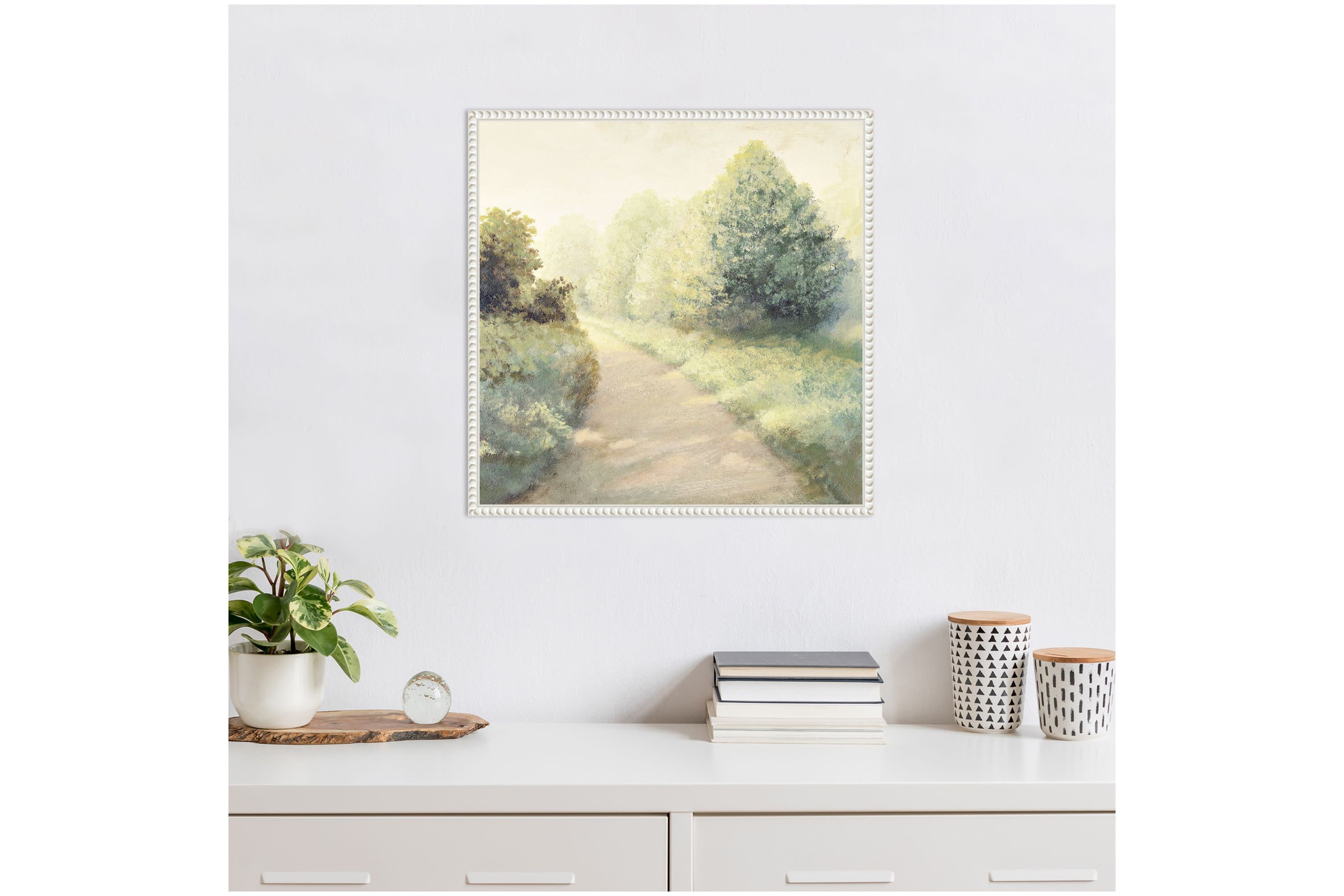 New Light Summer Road I Framed Canvas Wall Art Print