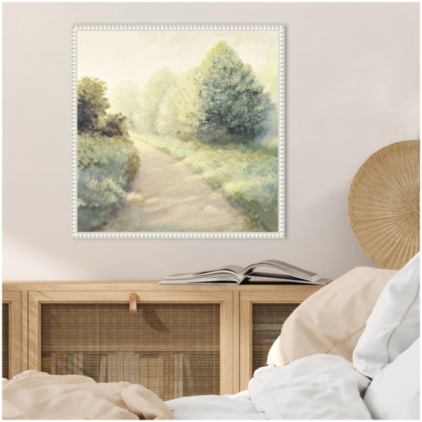 New Light Summer Road I Framed Canvas Wall Art Print
