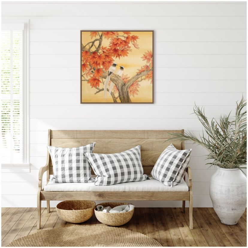 Love Birds I Framed Canvas Wall Art Print