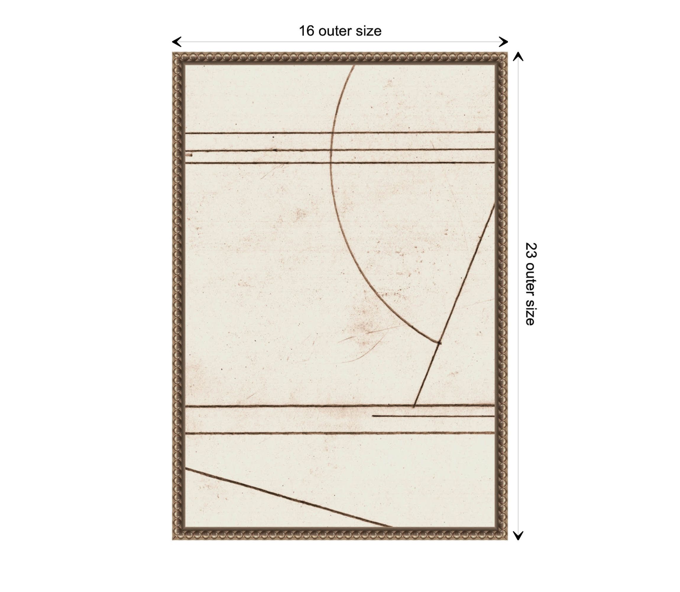 Minmod No1 Framed Canvas Wall Art Print