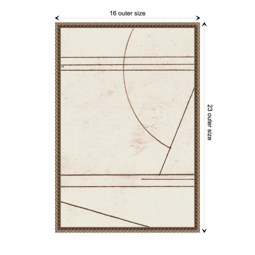 Minmod No1 Framed Canvas Wall Art Print