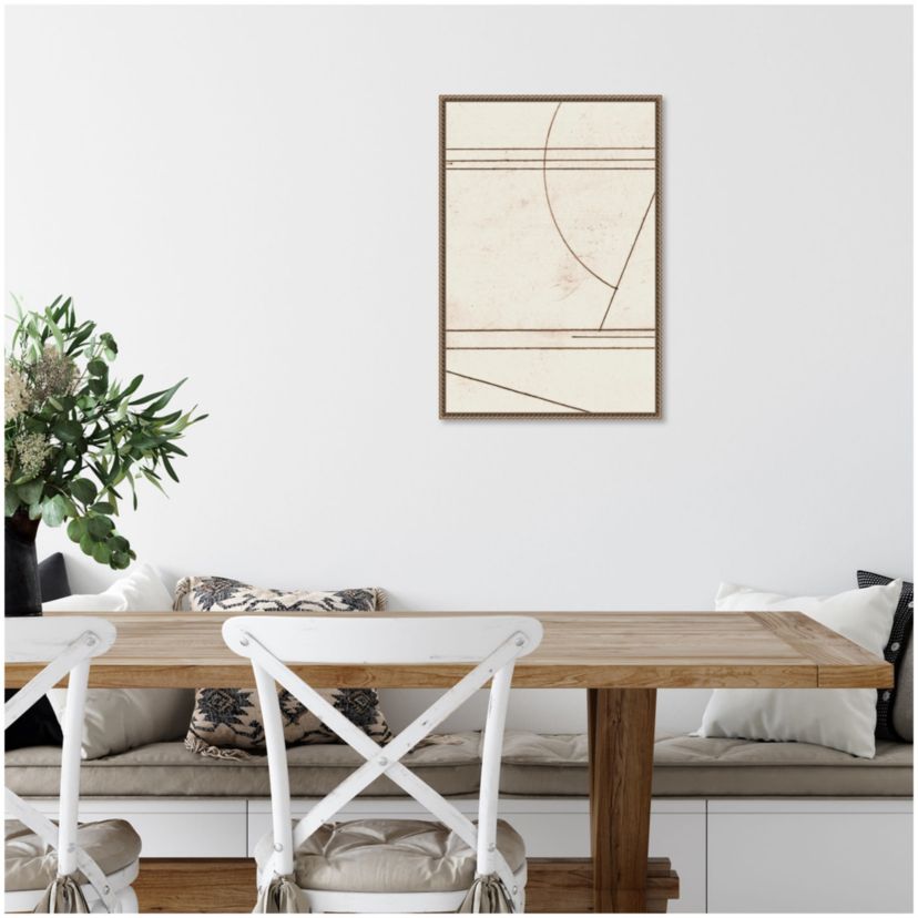 Minmod No1 Framed Canvas Wall Art Print