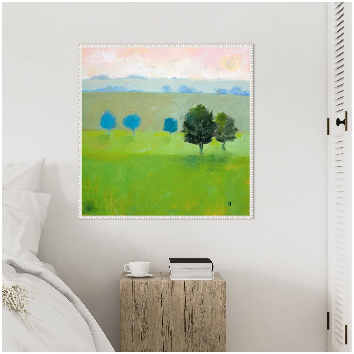 Gascony Trees Framed Canvas Wall Art Print