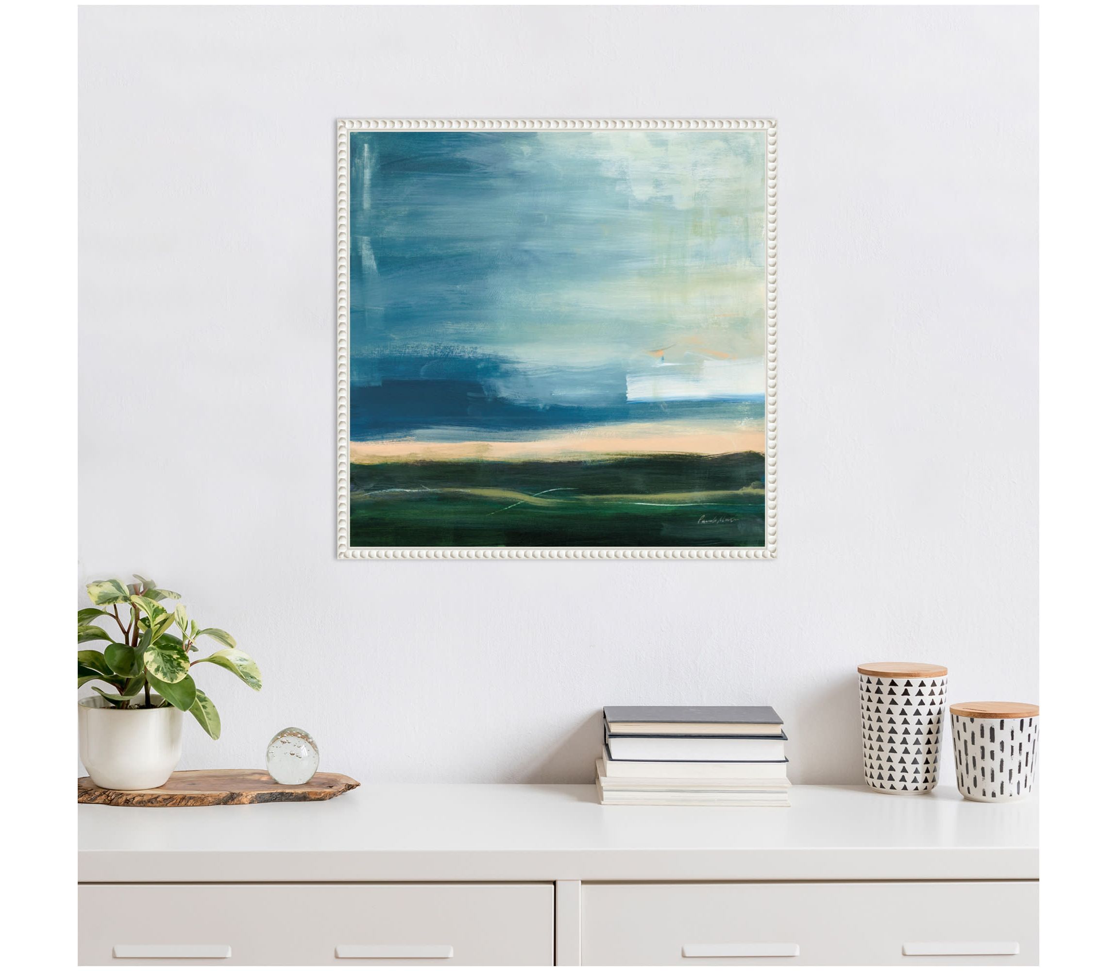 Life Light Landscape Framed Canvas Wall Art Print