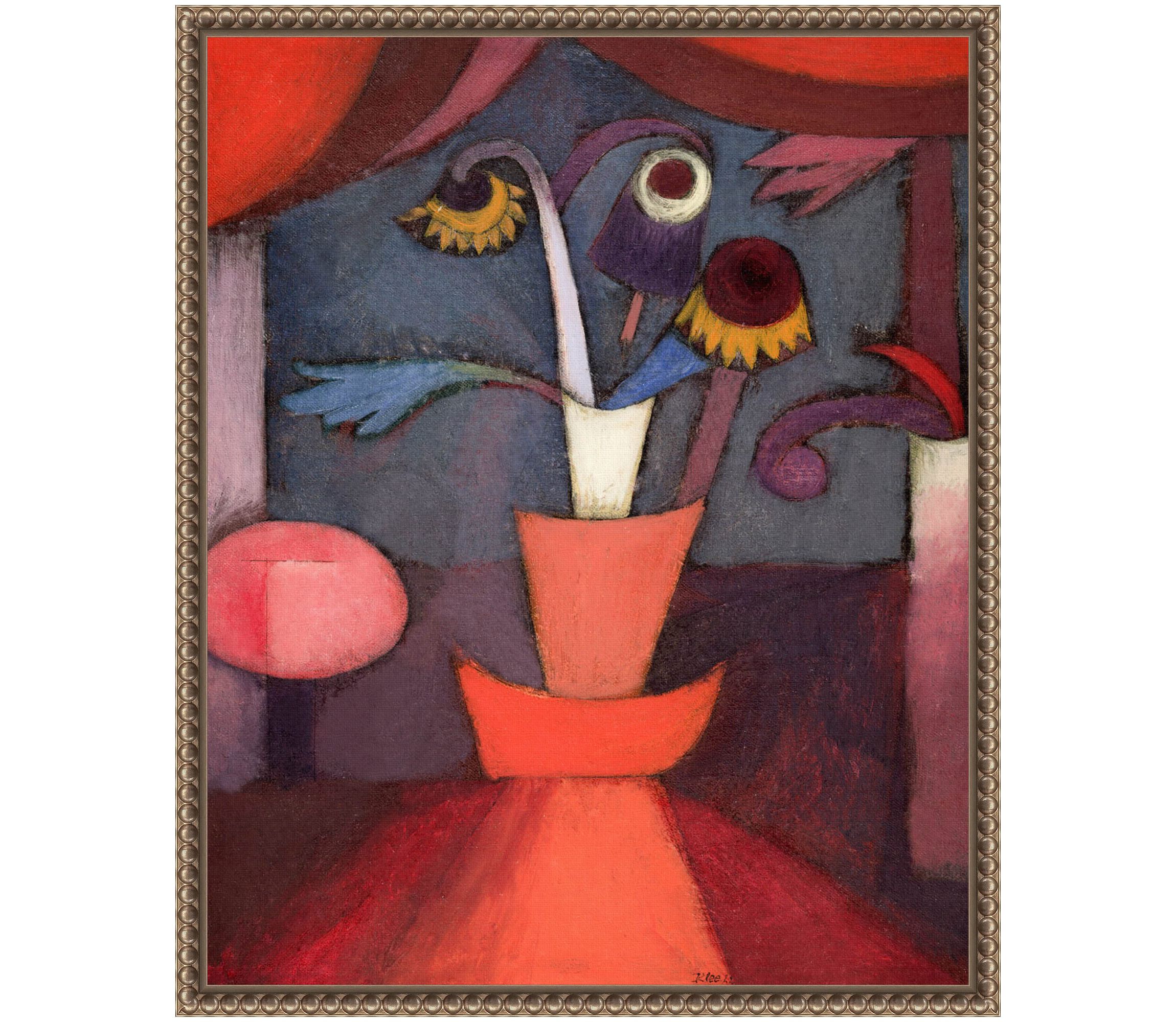 Autumn Flower 1922 Framed Canvas Wall Art Print