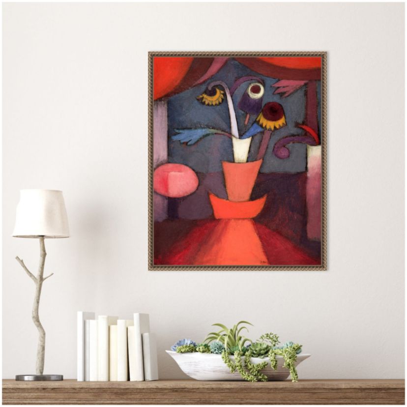 Autumn Flower 1922 Framed Canvas Wall Art Print