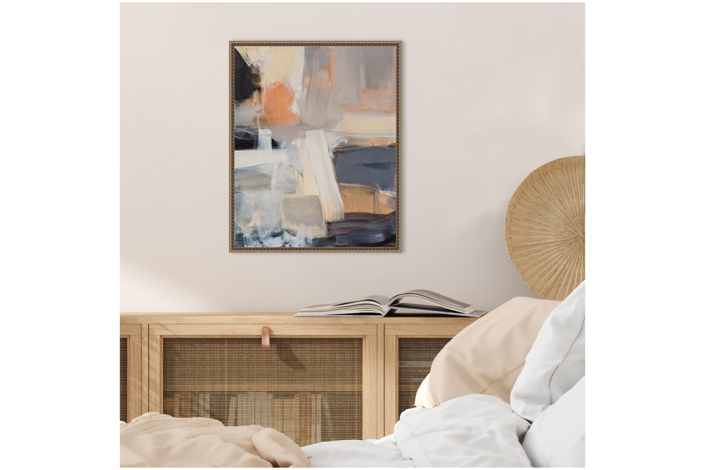 Beale Street Abstract I Framed Canvas Wall Art Print