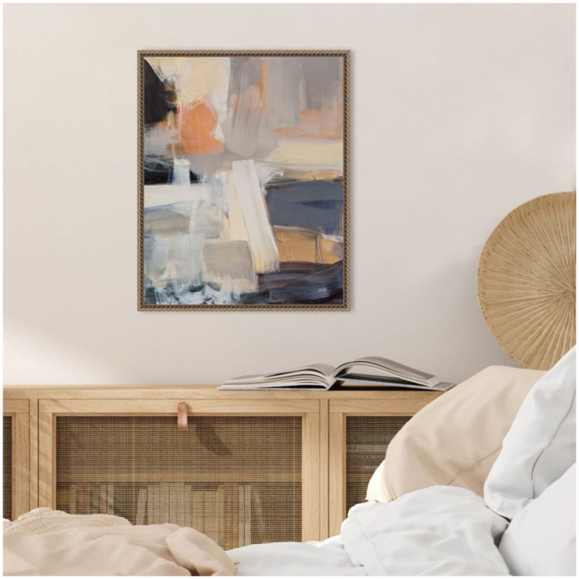 Beale Street Abstract I Framed Canvas Wall Art Print