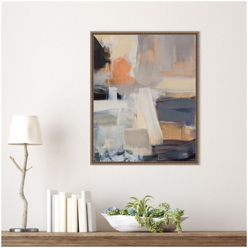 Beale Street Abstract I Framed Canvas Wall Art Print