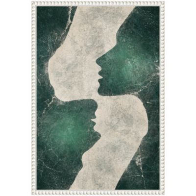 Amanti Art Emerald Love Framed Canvas Wall Art Print