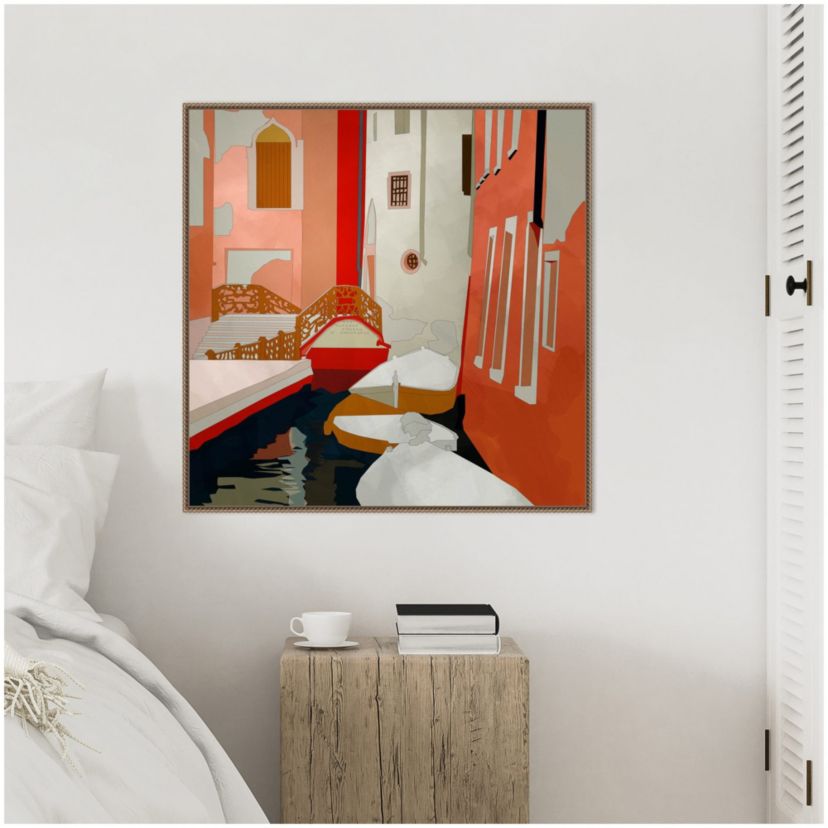 Venice II Framed Canvas Wall Art Print