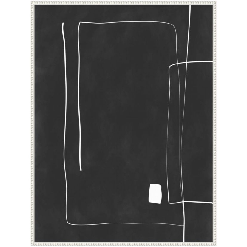 Black and White 36 Framed Canvas Wall Art Print