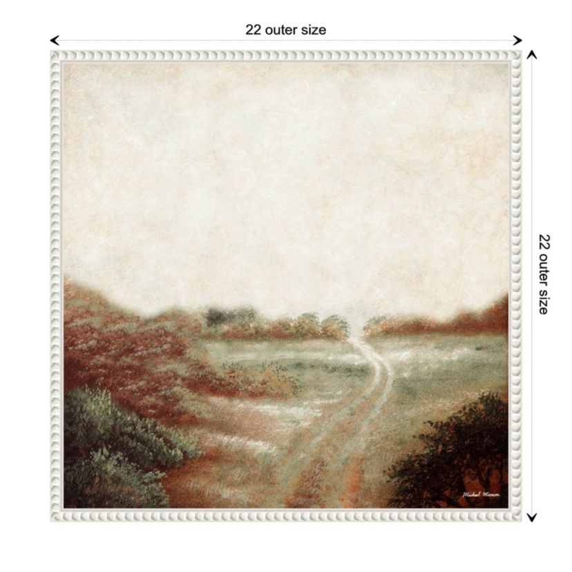 Ethereal Field Framed Canvas Wall Art Print