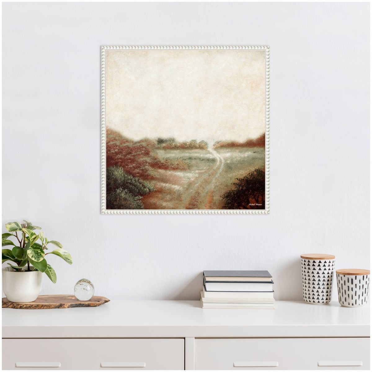 Ethereal Field Framed Canvas Wall Art Print