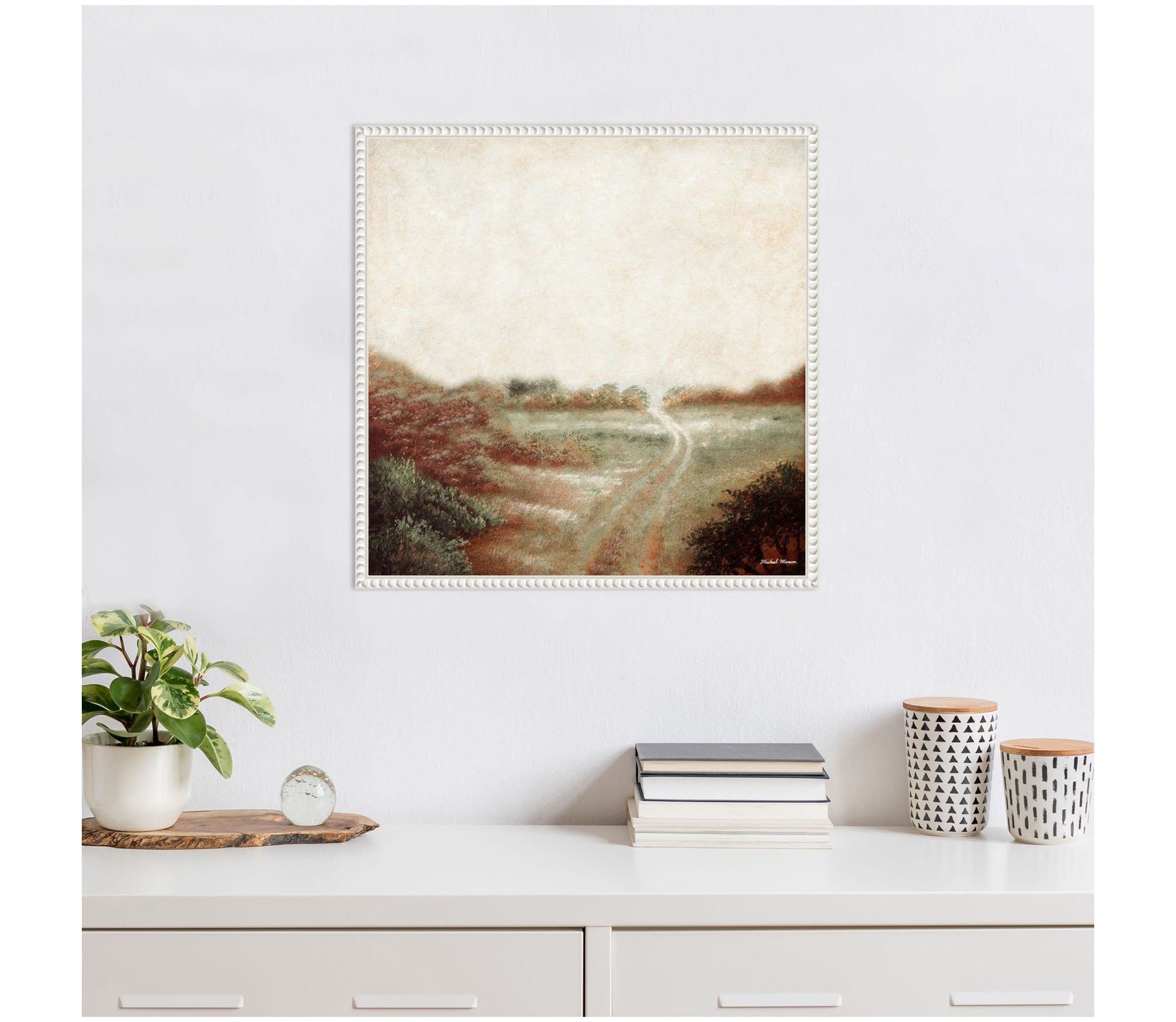 Ethereal Field Framed Canvas Wall Art Print