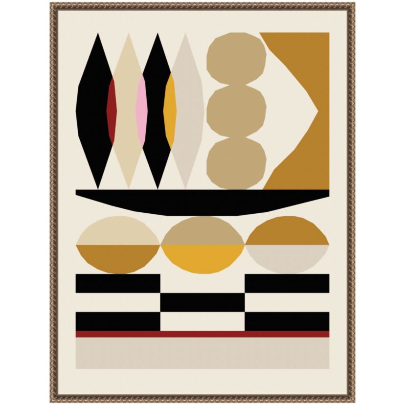 Abstract composition 25 Framed Canvas Wall Art Print