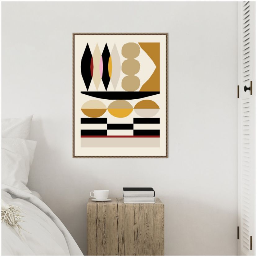 Abstract composition 25 Framed Canvas Wall Art Print