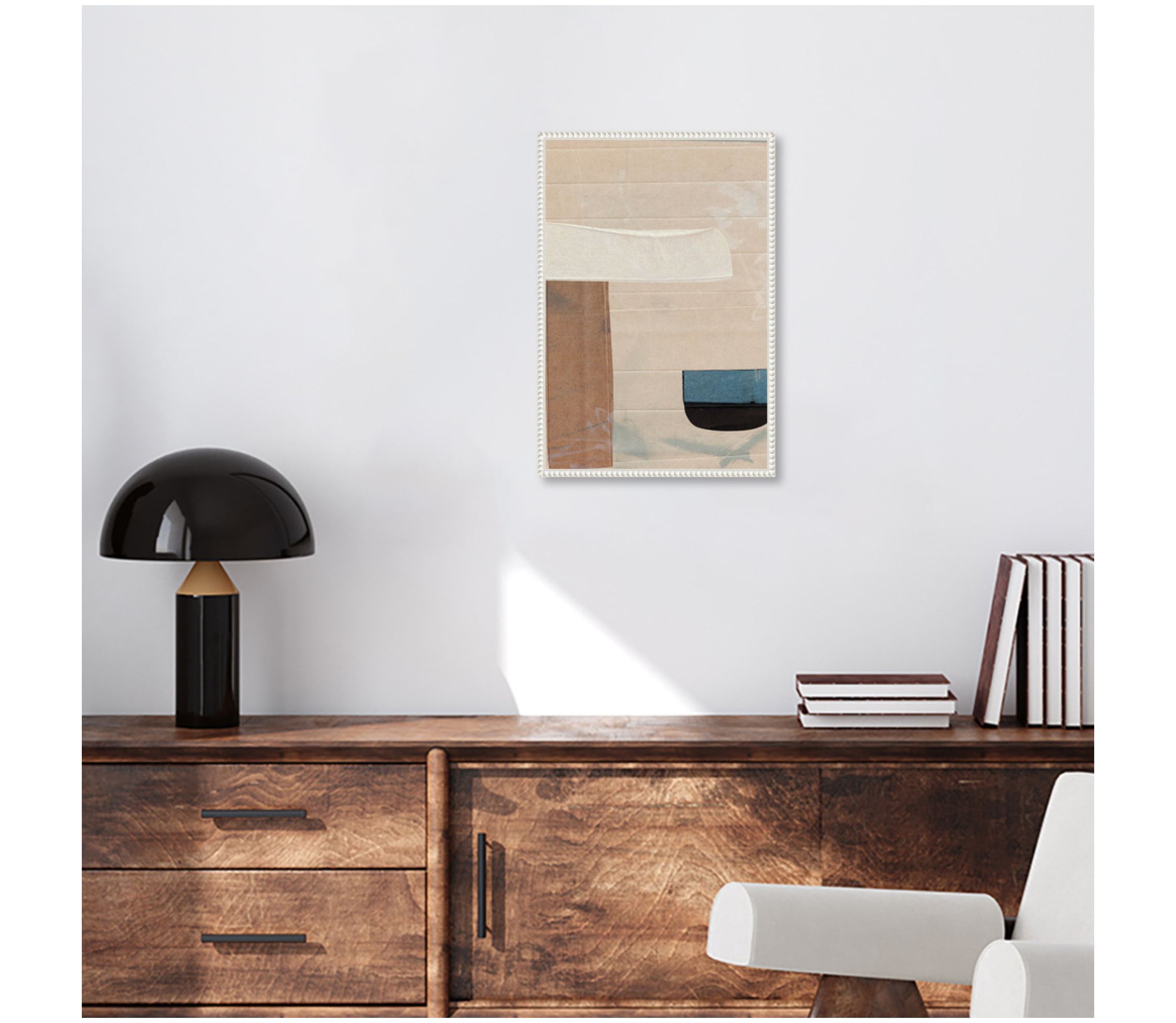 Sauna Serenity Framed Canvas Wall Art Print