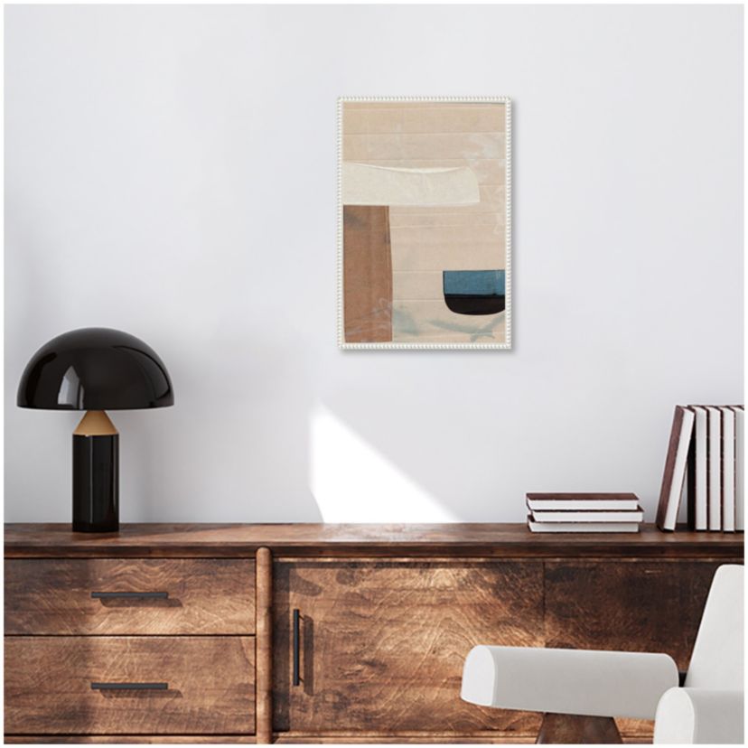 Sauna Serenity Framed Canvas Wall Art Print