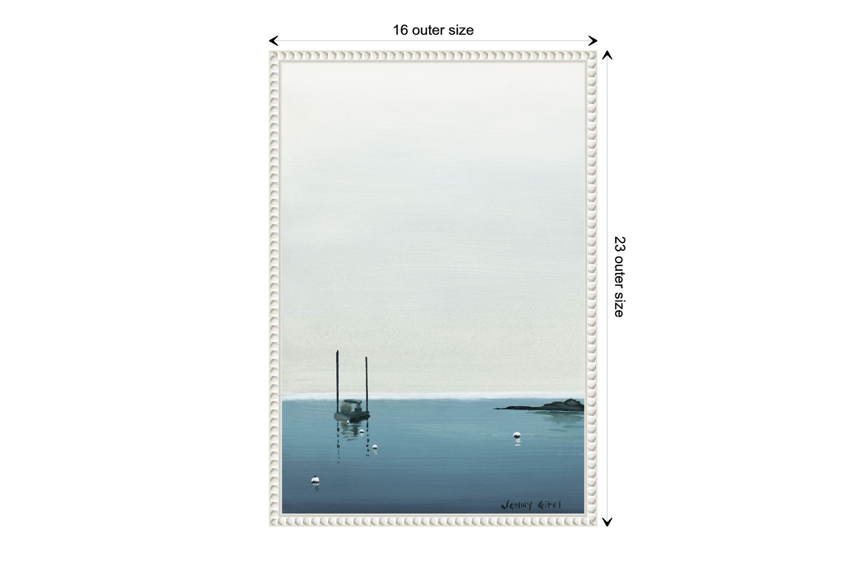 Calm Waters Framed Canvas Wall Art Print