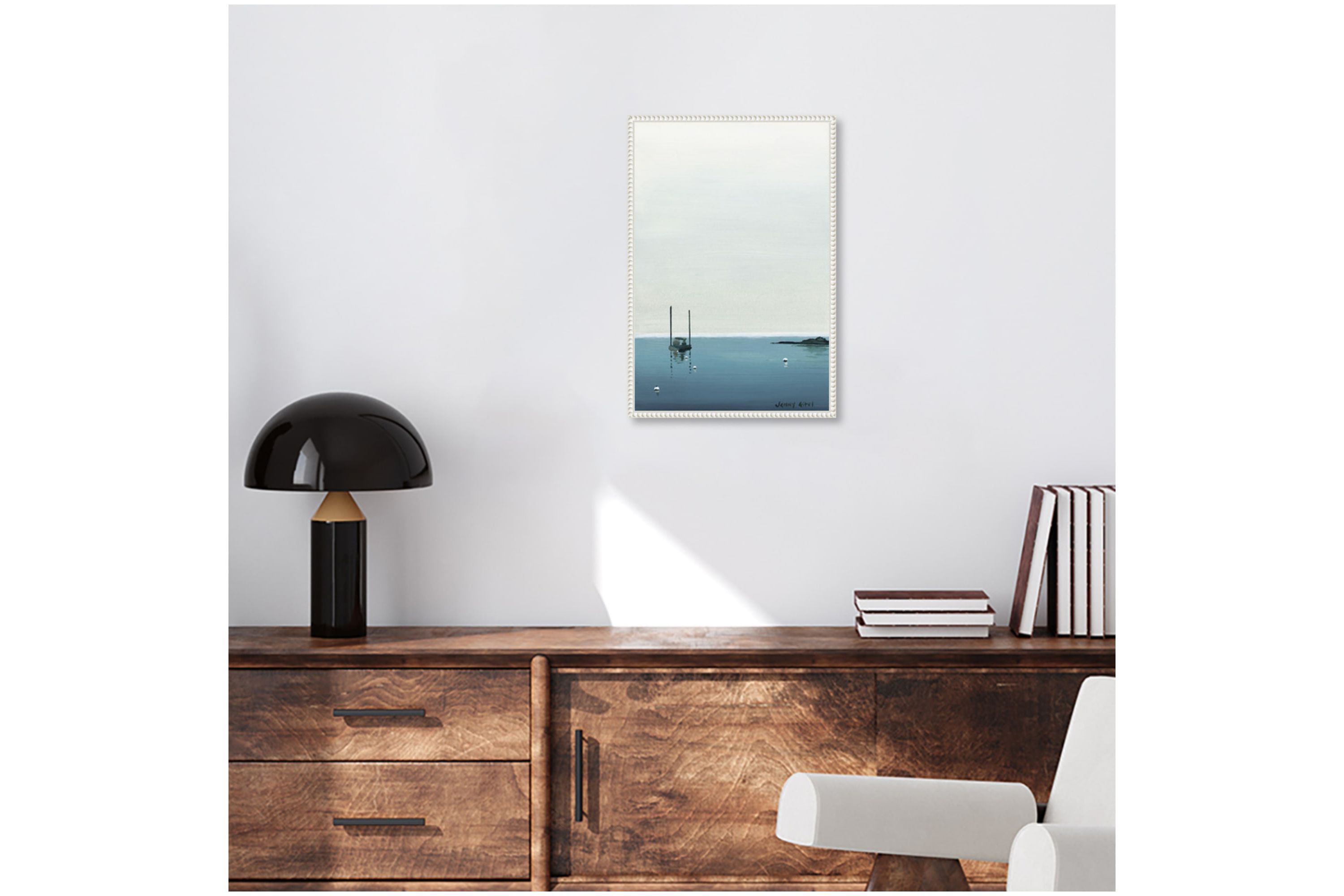 Calm Waters Framed Canvas Wall Art Print