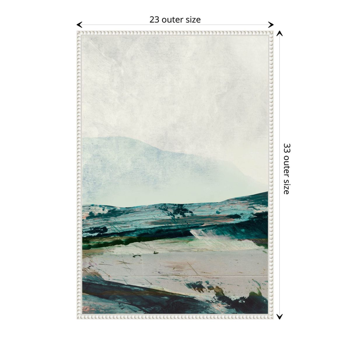 Mountain Mists Framed Canvas Wall Art Print