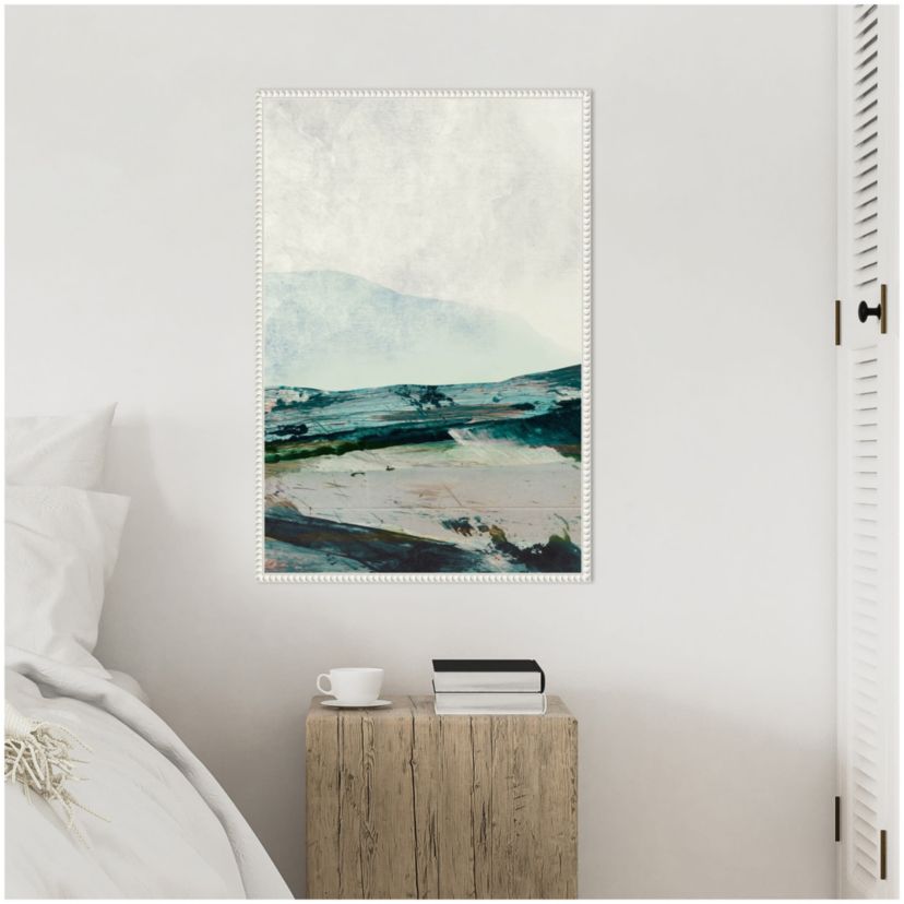 Mountain Mists Framed Canvas Wall Art Print