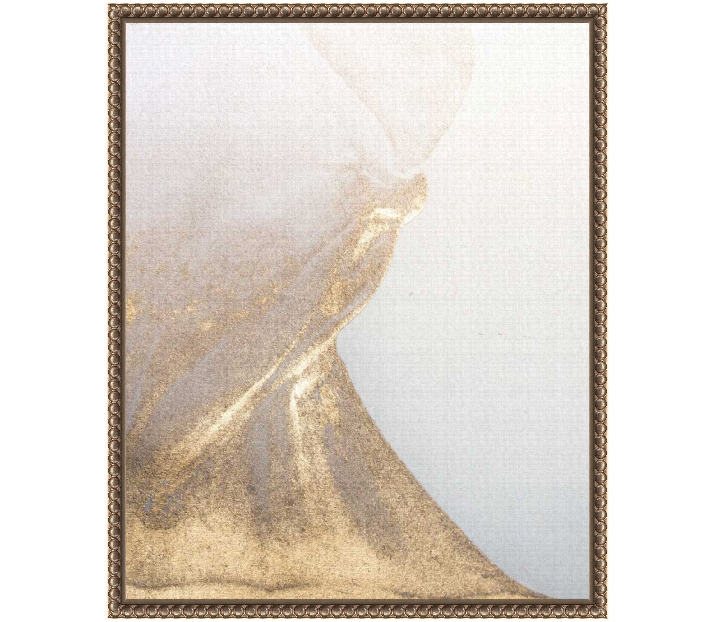 Gold Fusion VI Framed Canvas Wall Art Print