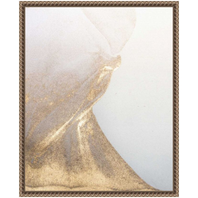 Gold Fusion VI Framed Canvas Wall Art Print