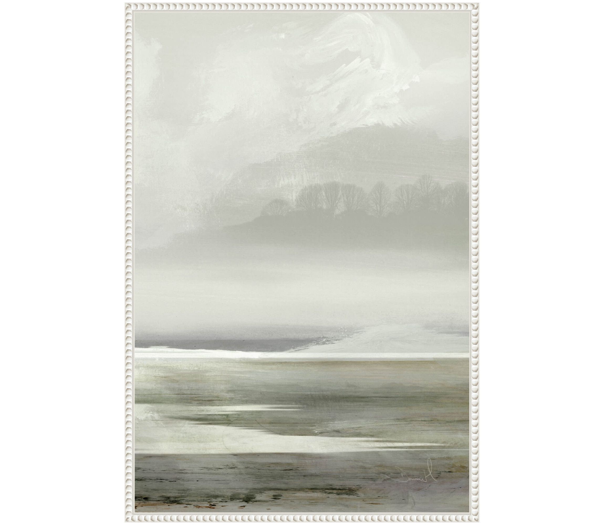 Lakes No2 Framed Canvas Wall Art Print
