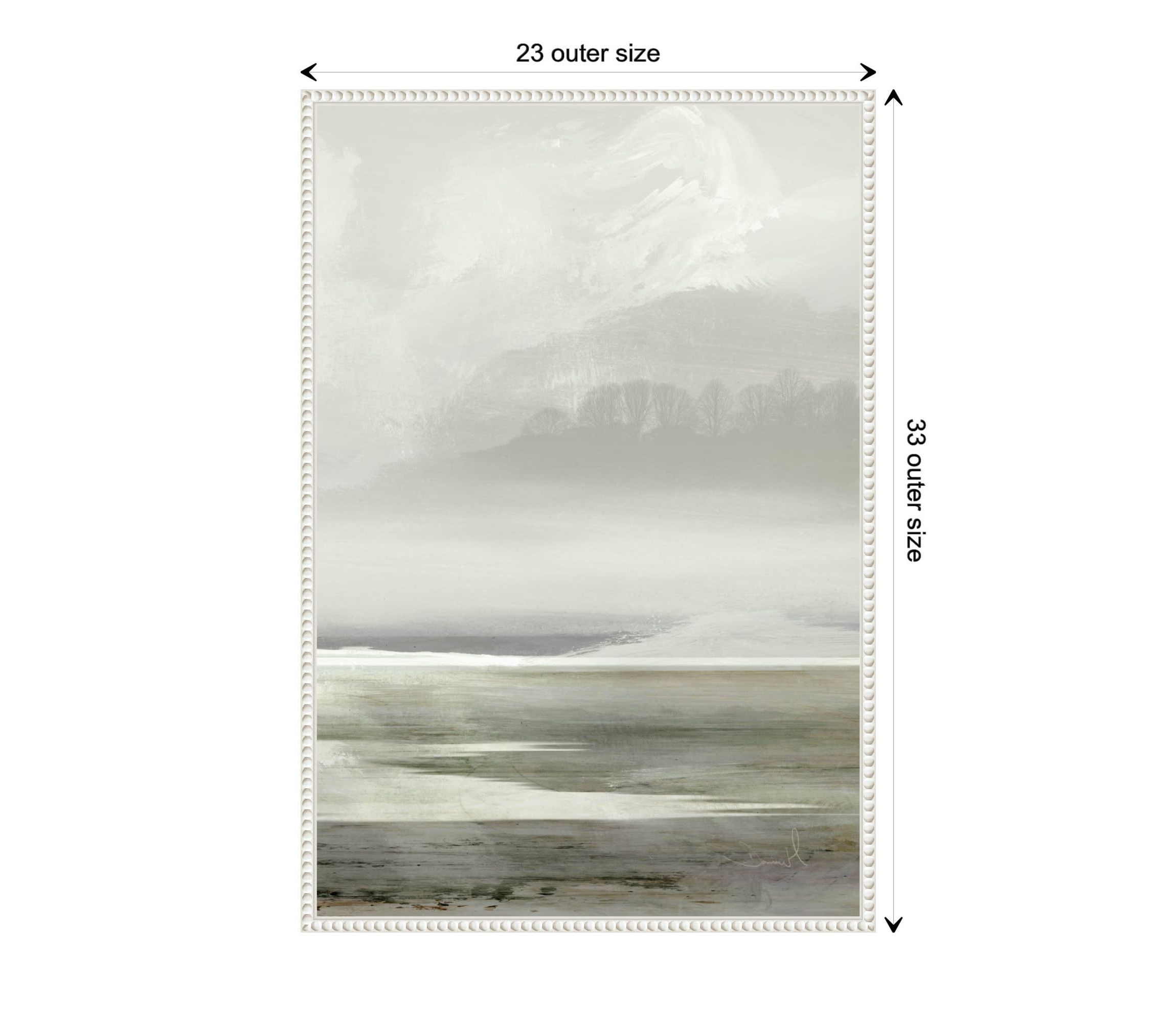 Lakes No2 Framed Canvas Wall Art Print