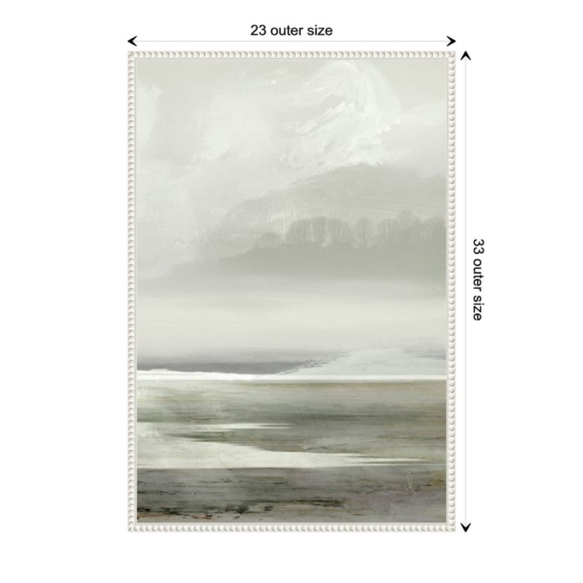 Lakes No2 Framed Canvas Wall Art Print