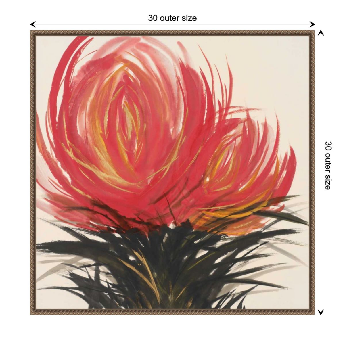 Clover Blossom II Framed Canvas Wall Art Print