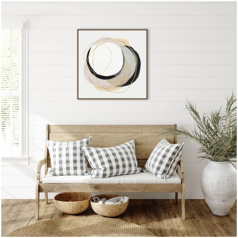 Ring of Gold I Framed Canvas Wall Art Print