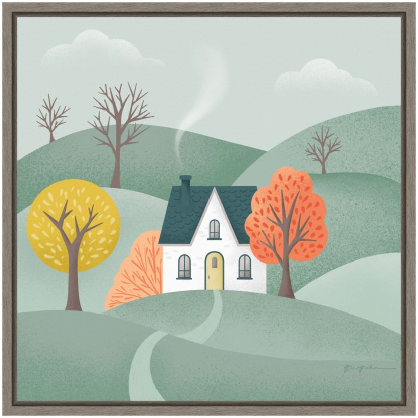 Fall Sweater Weather VI Framed Canvas Wall Art Print