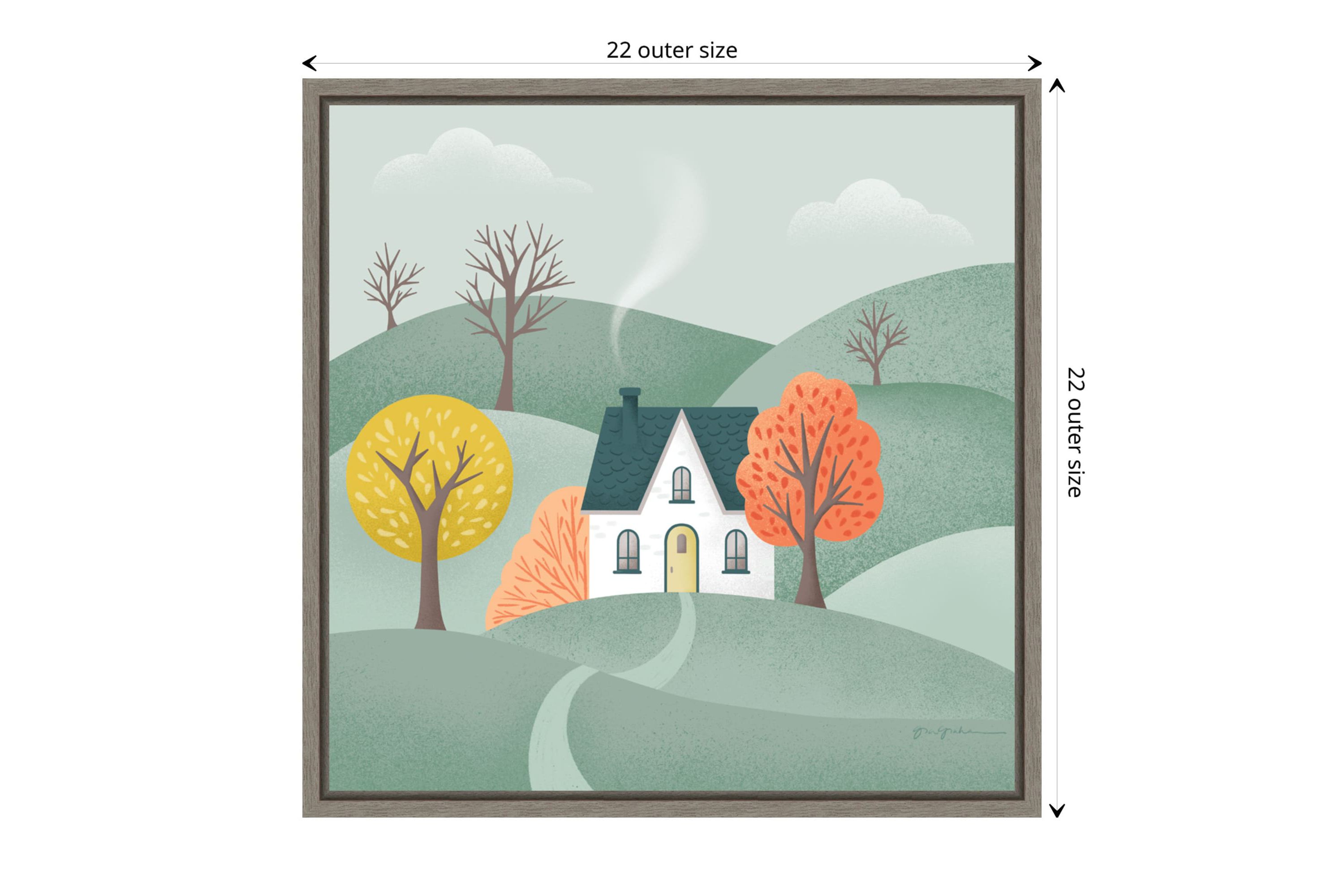 Fall Sweater Weather VI Framed Canvas Wall Art Print