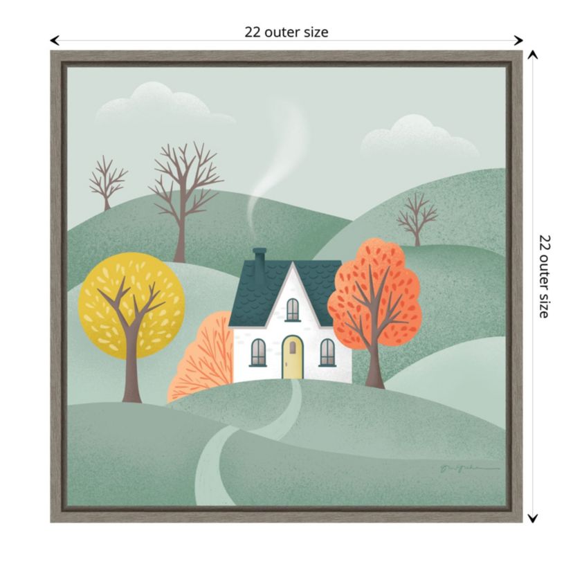 Fall Sweater Weather VI Framed Canvas Wall Art Print