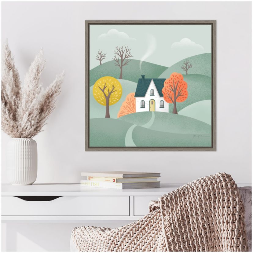Fall Sweater Weather VI Framed Canvas Wall Art Print