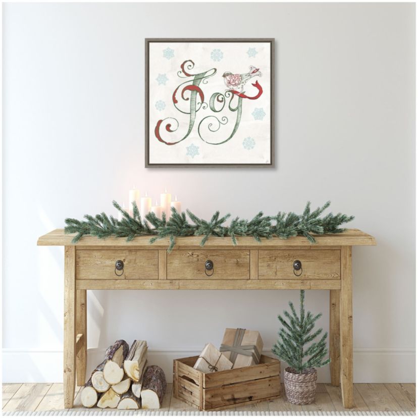 Christmas Season VII Framed Canvas Wall Art Print