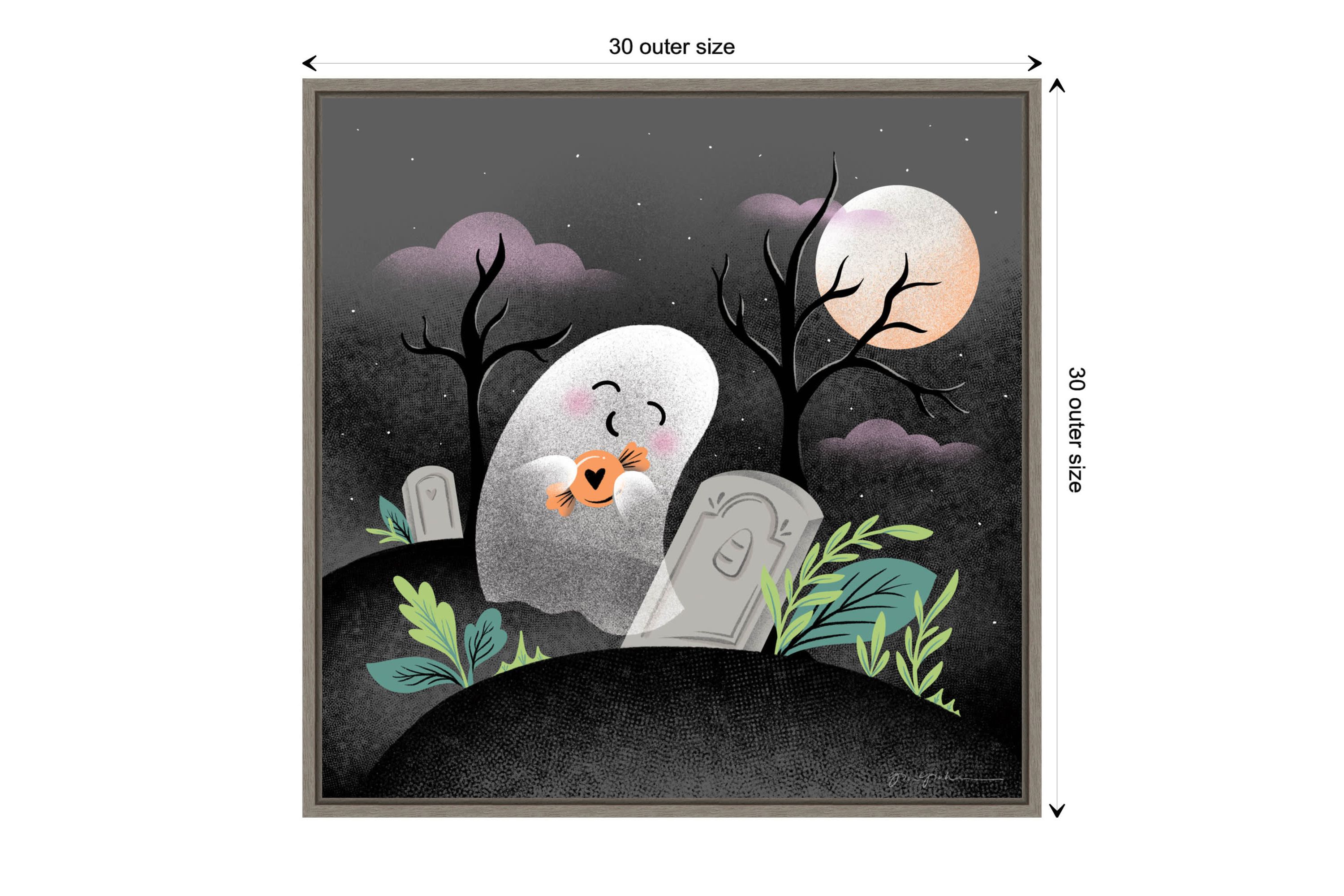 Hocus Pocus Halloween IV Framed Canvas Wall Art Print