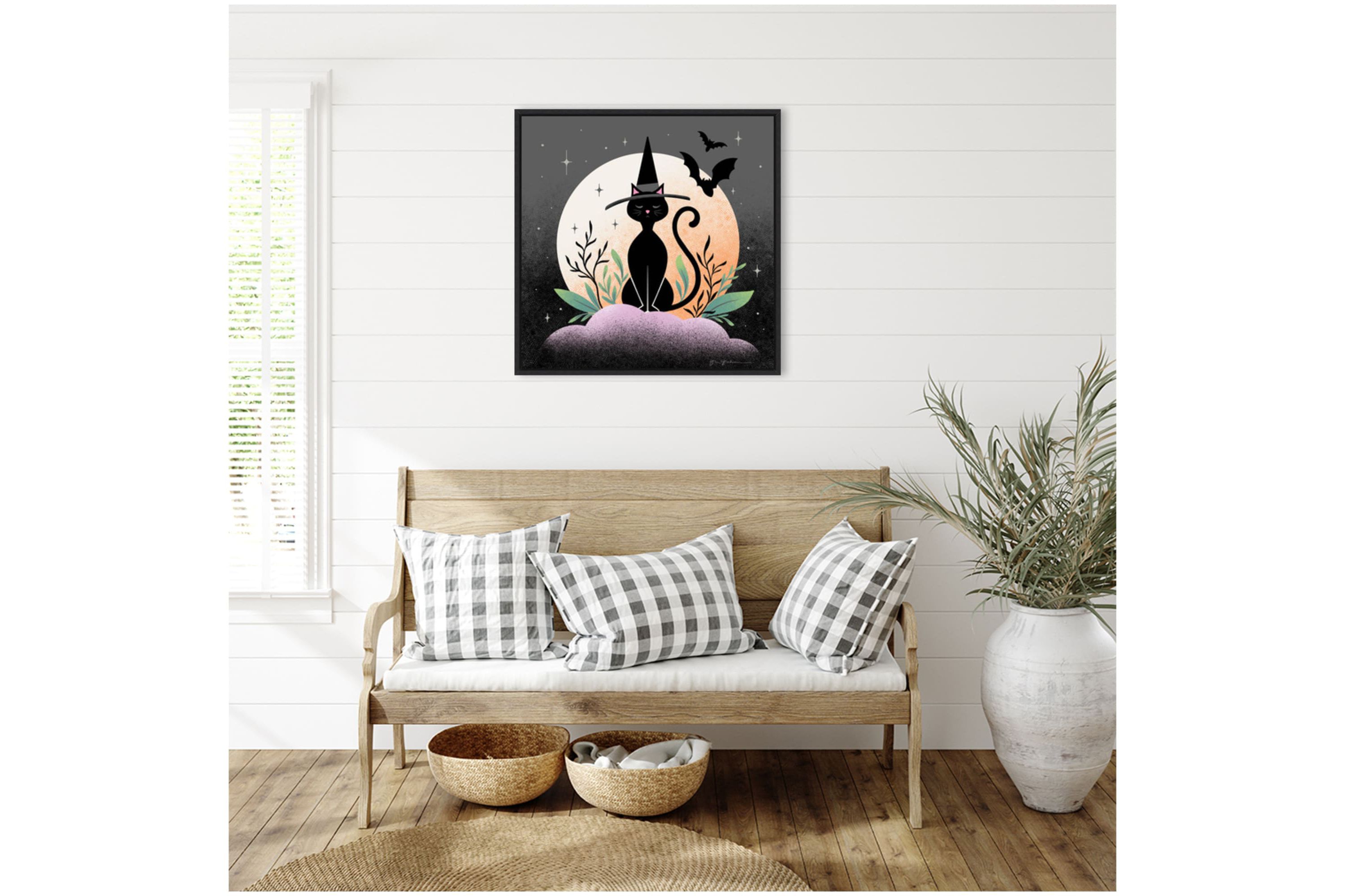 Hocus Pocus II Framed Canvas Wall Art Print