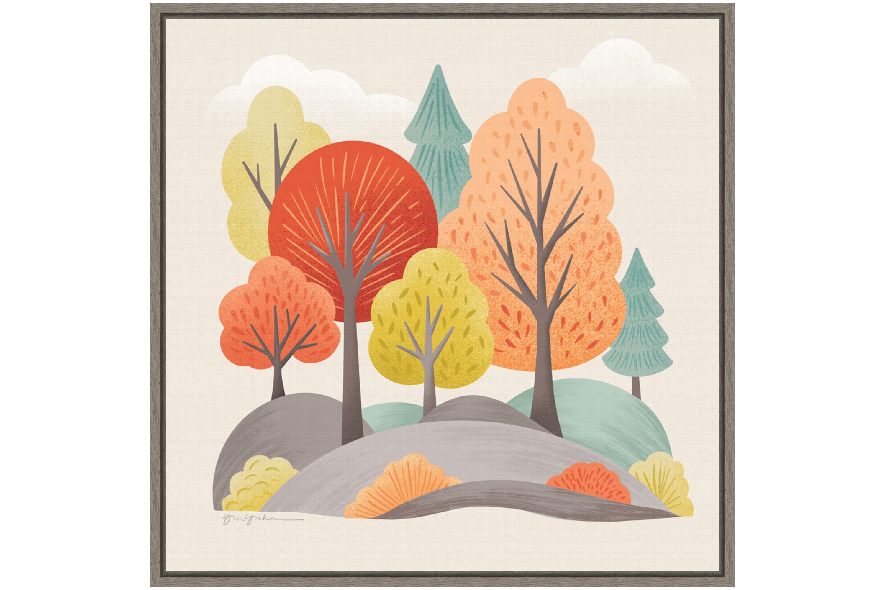 Fall Sweater Weather VIII Framed Canvas Wall Art Print