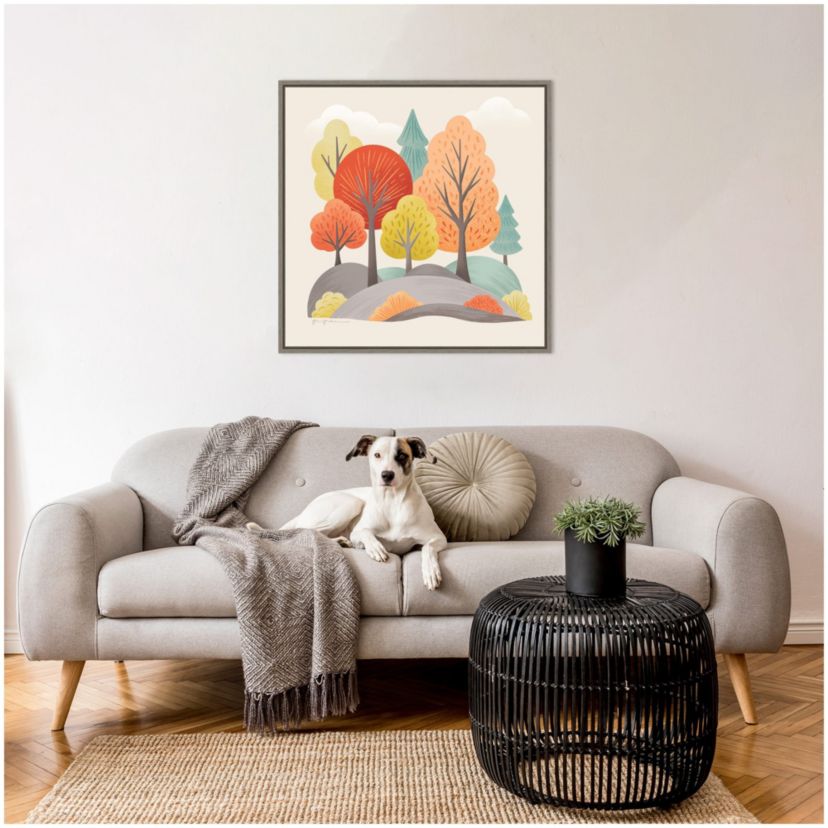 Fall Sweater Weather VIII Framed Canvas Wall Art Print
