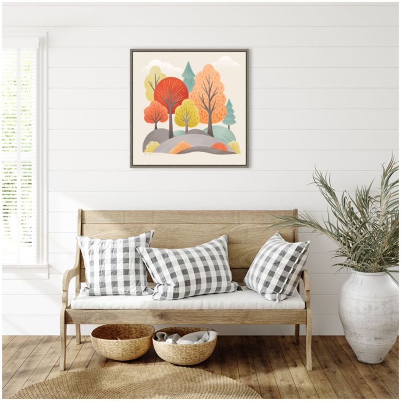 Fall Sweater Weather VIII Framed Canvas Wall Art Print