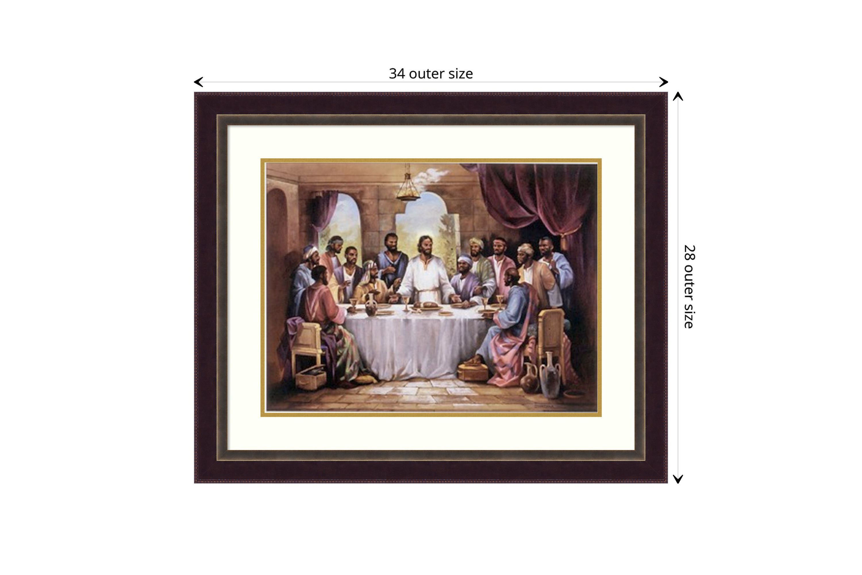 The Last Supper Framed Wall Art Print