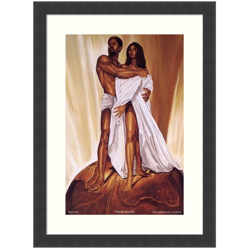 Power of Love Framed Wall Art Print
