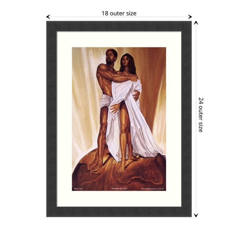 Power of Love Framed Wall Art Print