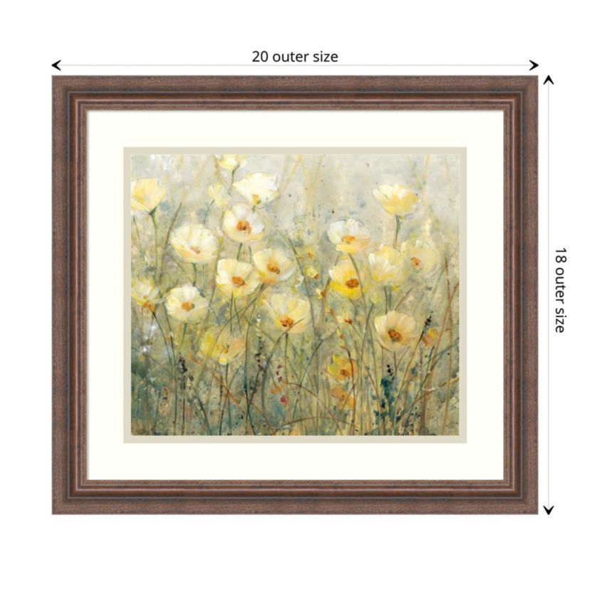 Summer in Bloom I Framed Wall Art Print