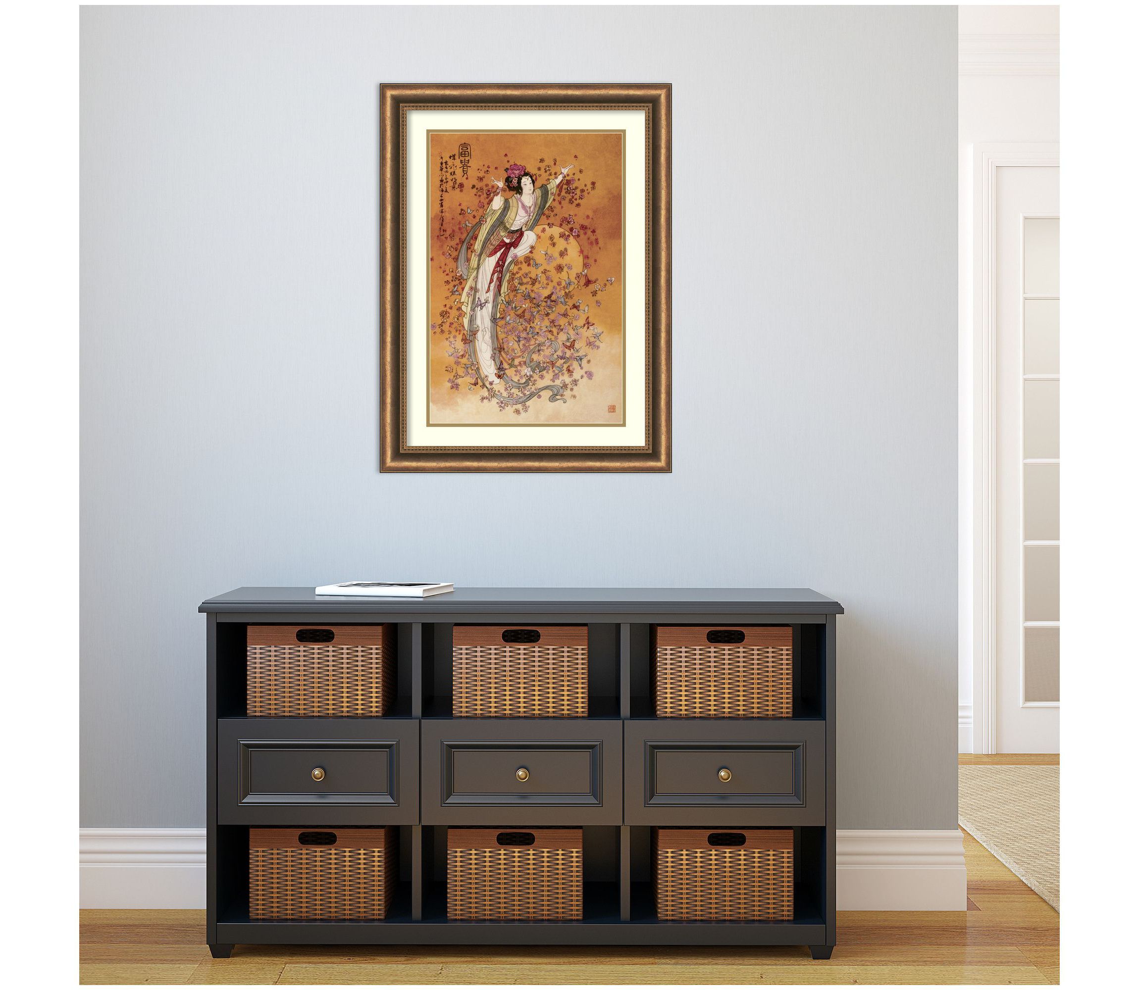 Goddess of Wealth Framed Wall Art Print