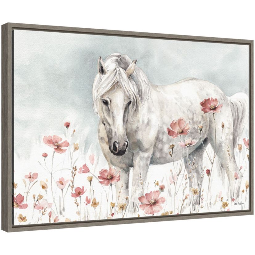Wild Horses II Framed Canvas Wall Art Print